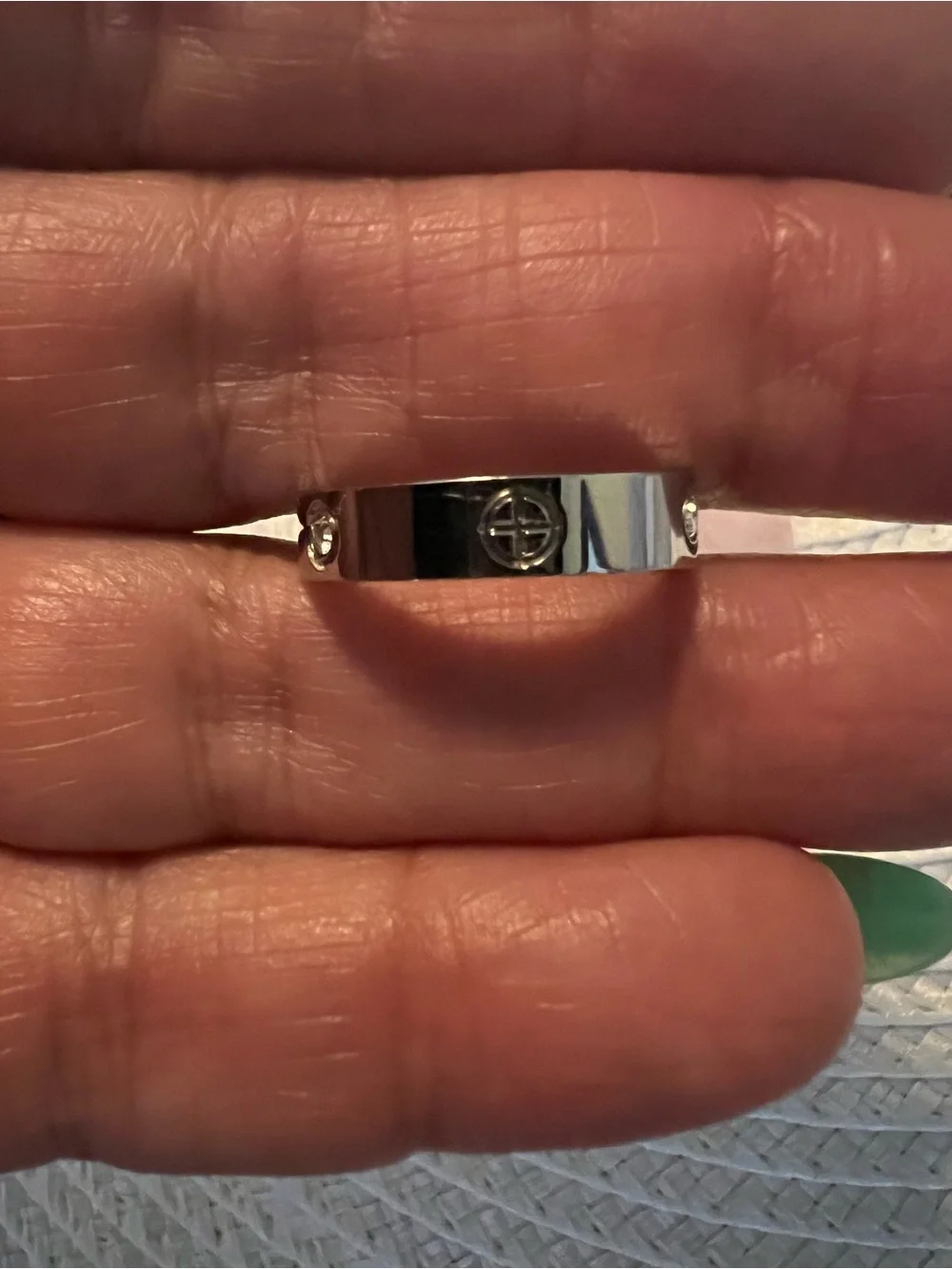 Stainless Steel Ring unmarked seamlessly